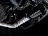 AWE 0FG Dual Rear Exit Catback for 4th Gen RAM 1500 5.7L (without bumper cutouts) - Diamond Black Tips - Mounted